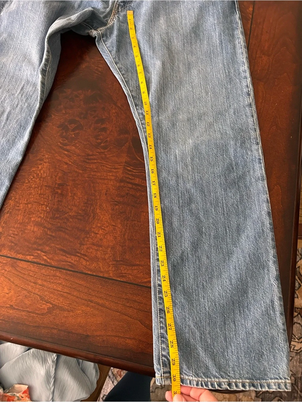 Polo Ralph Lauren Men’s The Hampton Relaxed Straight Leg Blue Jeans 35x30